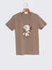 Mens Summer Cotton Top Tees Indian Printing Crew Neck Short sleeved Tshirts