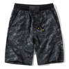 Mens Summer Elastic Waist Drawstring Printed Knee Length Casual Beach Shorts