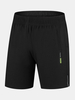 Mens Summer Outdoor Quick-drying Elastic Waist Drawstring Sports Loose Shorts