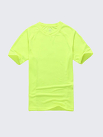 Mens Summer Outdoor Sports Top Tees Quick Dry Breathable Solid Color Tshirts