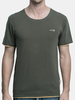 Mens Summer Outdoor T-shirt Crew Neck Soft Cotton Breathable Solid Color Tee Top