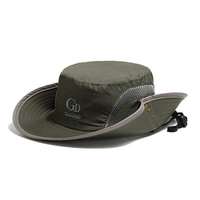 Mens Summer Outdoor Wide Brim Breathable Mesh Fisherman Hat Casual Travel Visor Bucket Hats
