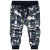 Mens Summer Plus Size Drawstring Camo Printing Calf Length Casual Sport Pants
