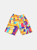 Mens Summer Printing Fashion Casual Elastic Waist Pocket Quick Dry Sports Board Shorts