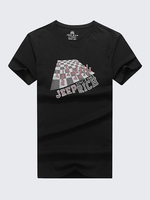 Mens Summer Stylish Cotton 3D Printed Tee Top O-neck Short Sleeve Casual T-shirt