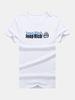 Mens Summer Stylish Cotton Letter Printed Tee Top O-neck Short Sleeve Casual T-shirt