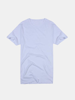Mens Summer Top Tee Brief Solid Color Casual Round Neck Cotton T-shirt