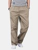 Mens Super Size Thin Spring Summer Elastic Waist Drawstring Loose Fit Casual Cargo Pants