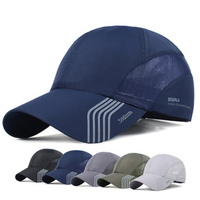Mens Thin Breathable Quick Dry Baseball Cap Sunshade Leisure Outdoor Mesh Hat