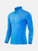 Mens Training Fitness Tight Sportwear Zipper Long Sleeve Sport Tops