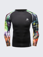 Mens Traning Sportwear 12 Styles Elastic Quick-drying Fitness Tights Long Sleeve T-shirt