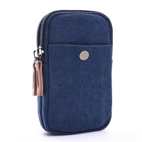 Mens Wallet Case Wristlet Wallet Casual Canvas Phone Case For Iphone Case