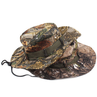 Mens Wide Brim Jungle Visor Fisherman Hats Outdoor Camping Hunting Military Bucket Hat