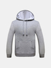 Mens Winter Fleece Lined Hoodies Thick Warm Solid Color Big Front Pocket Hooded Tops