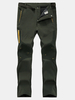 Mens Winter Outdoor Soft Shell Warm Lined Water-repellent Quick-Dry Breathable Climbing Sport Pants