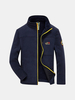 Mens Winter Thick Fleece Lined Sweatshirts Stand Collar Long Sleeve Sports Jackets