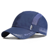 Mens Women Quick-dry Thin Breathable Snapback Flat Baseball Caps Adjustable Outdoor Visors Hats