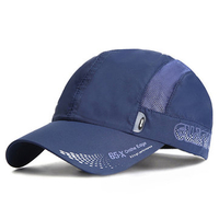 Mens Women Quick-dry Thin Breathable Snapback Flat Baseball Caps Adjustable Outdoor Visors Hats