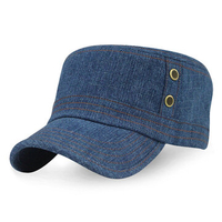 Mens Women Summer Breathable Cowboy Baseball Caps Outdoor Sunscreen Visor Flat Top Hat