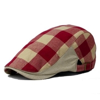 Mens Womens Cotton Duckbill Ivy Cap Golf Driving Flat Cabbie Newsboy Beret Hat