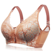 Mesh Flower Embroidery Lighted Lined Wireless Seamless Breathable Bras