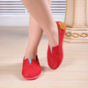 Mesh Lace Breathable Candy Color Soft Slip On Flat Casual Shoes