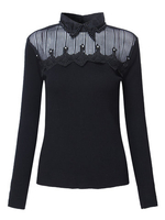 Mesh Patchwork Sweater