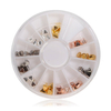 Metal Trapezoidal Cone Studs Spike Nail Art Decoration Wheel