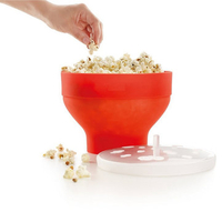 Microwaveable Food Grade Popcorn Maker Bowl Microwave Safe New Kitchen Bakingware DIY Popcorn Bucket