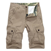 Military Casual Vintage Multi Pockets Cargo Shorts Loose Beach Plus Size Pants For Men