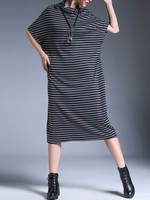 Miting Casual Striped Women Dresses