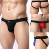 Modal Super Sexy Soft Underwerar Sport Naked Hip U Convex Thongs for Men