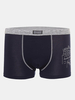 Modal Underwear Printing Breathable Quickly Dry Mid-Rise U Convex Pouch Boxer for Men