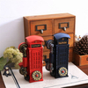 Money Box Piggy Bank Metal British English London Telephone Booth Bank Box Coin Saving Pot
