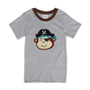 Monkey Baby Children Boy Pure Cotton Short Sleeve T-shirt Top