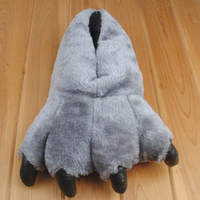 Monster Claw Cotton Cute Dinosaur Slip On Warm Home Slippers