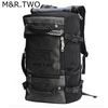MRTWO Men Large Capacity Backpack Sport Travel Outdoor Bags Rucksack