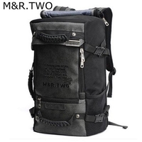 MRTWO Men Large Capacity Backpack Sport Travel Outdoor Bags Rucksack
