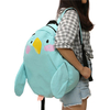 Multi Color Preppy Style Parrot Backpack Cute Cartoon Outdoor School Bag