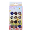 Multi-color Resin Round Nail Art Glitter Crystal Rhinestone Decoration