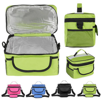 Multi-functional Oxford Cloth Messenger Insulated Bag Outdoor Ice Bag Picnic Bag Shopping Bag