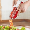 Multi-functional Plastic Manual Tomato Grape Cutter Slicer Cherry Chopper Fruits Vegetables Knife