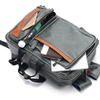Multi Pocket Pu Leather Travel Backpack Dual-use Handbag Big Capacity Bag For Men