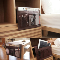 Multi-pocket Sofa Storage Bag Folding Bedside Phone Debris Hanging Storage Containers