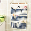 Multi-pocket Wall Hanging Storage Bag Bedroom Door Back Cloth Bag Linen Organizer Container