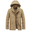 Multi Pockets Hooded Jacket for Men