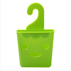Multi-purpose Plastic Smiling Face Sundries Storage Basket Organizer Storage Barrel Hanging Basket