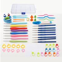 Multicolor Aluminum Crochet Hooks Needles Tapestry Needles Knitting Craft Yarn Sewing Tools