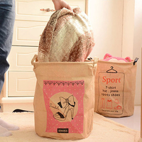 Multifunction Clothes Storage Basket Sorter Bag Laundry Hamper Toys Bin