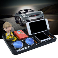 Multifunction Universal PVC Car Anti-skid Phone Bracket Pad Vehicle Car Storage
